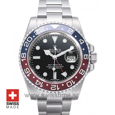 rolex watch red and blue